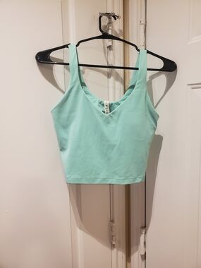 lululemon athletica Mint Scoop V-Neck Cropped Tank